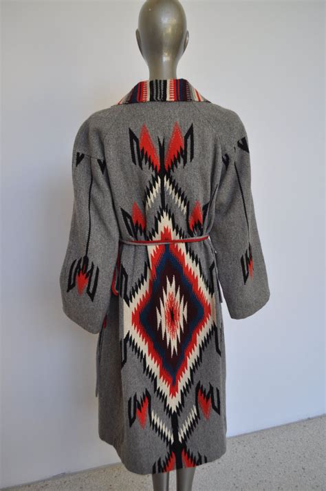 navajo blanket coat for women.